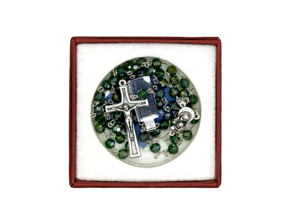 Green Crystal Rosary