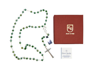 Green Crystal Rosary - Image 2