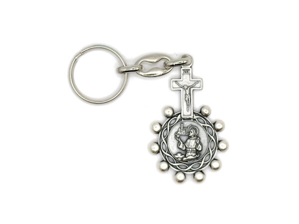 St. Anthony and St. Francis Keychain