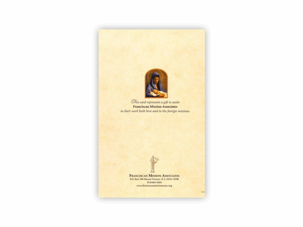 Blessed Mother and Infant Jesus Christmas Card - Image 3