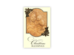 Terracotta Mother and Child Christmas Card