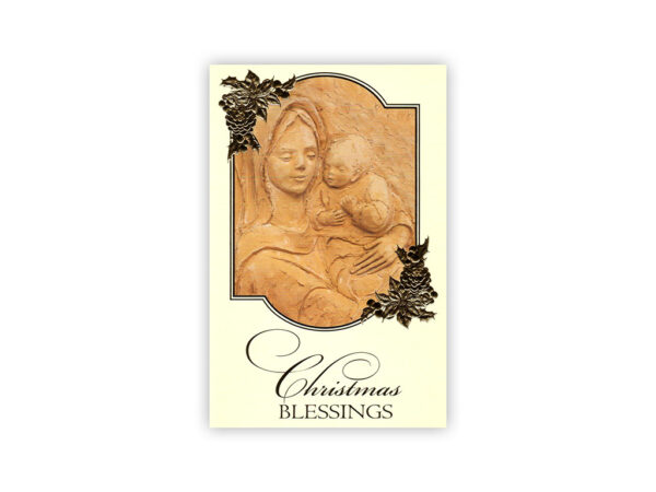 Terracotta Mother and Child Christmas Card