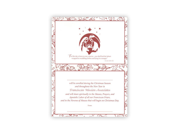 Mary and Joseph with the Infant Jesus Christmas Card - Image 2
