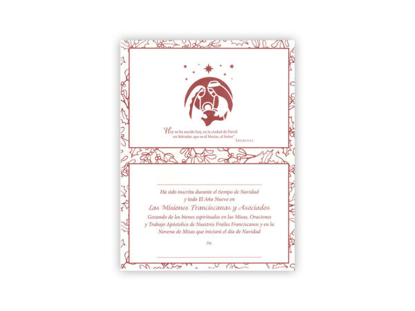 Tarjeta de Navidad con María, José y el Niño Jesús - Image 2