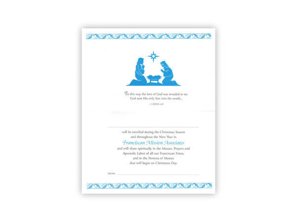 Holy Family in the Manger Christmas Card - Image 2