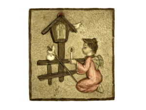 Hand-Painted Angel Plaque