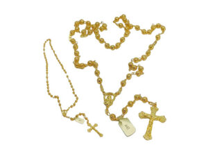 24-Karat Gold-Plated Rosary